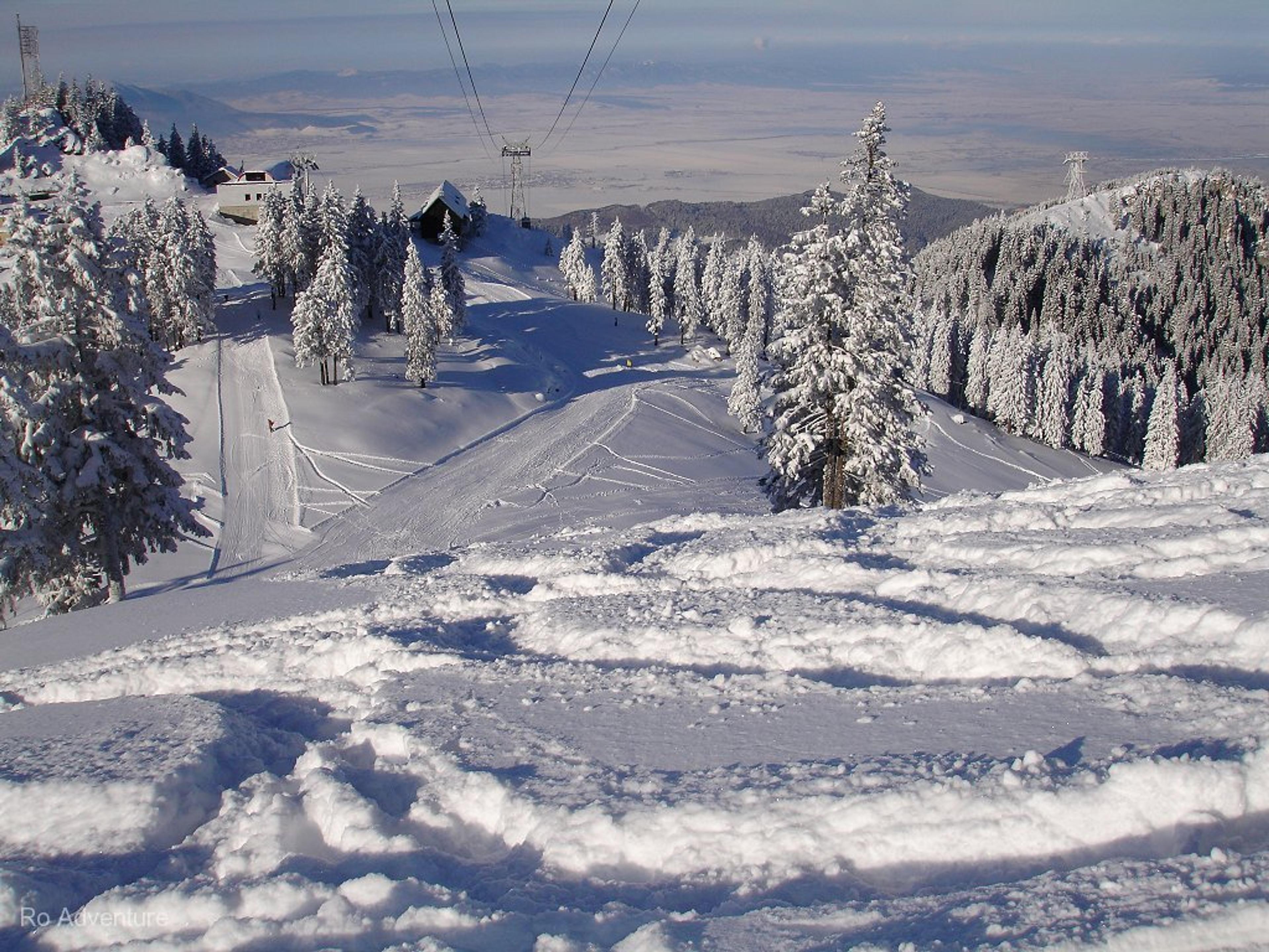 Ski in Transilvania. Judetul Brasov