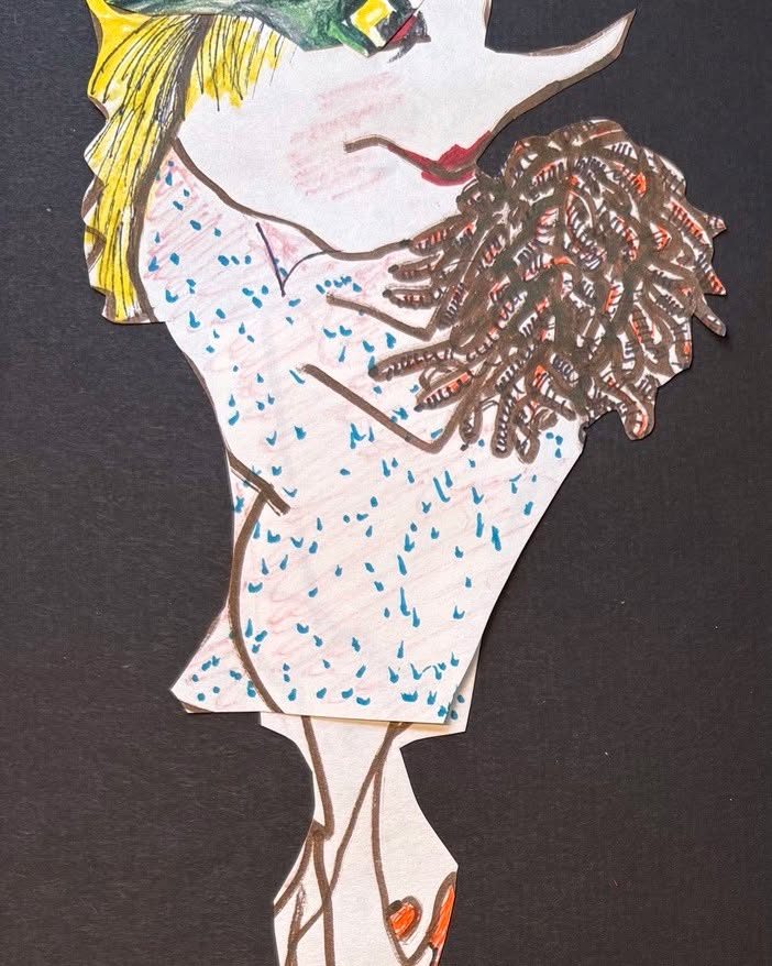 Drawing No. 2,301, 'Lindy was thrilled to be the new Earthworm Queen.', posted SEP 11, 2025
