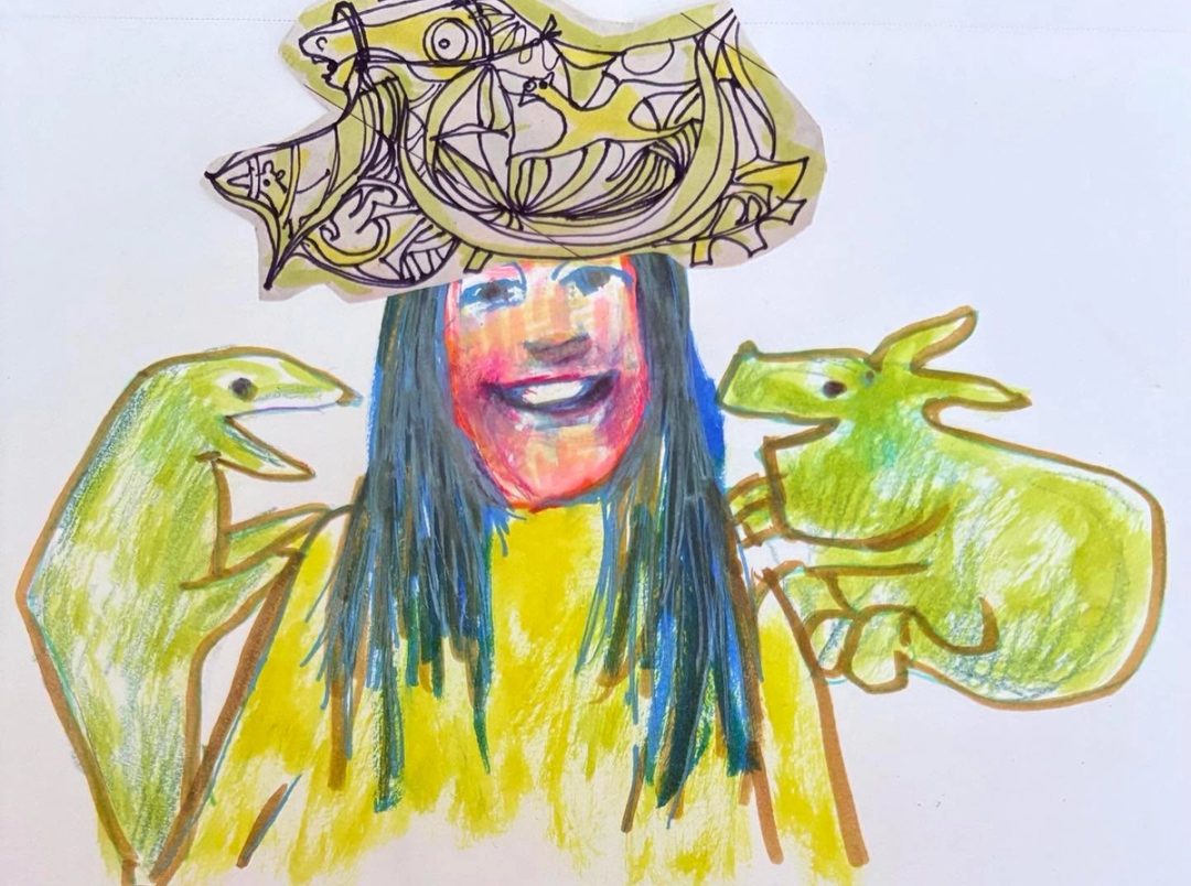 Drawing No. 2,701, 'Lucinda was 40 before she realized that she could communicate telepathically.', posted SEP 3, 2026