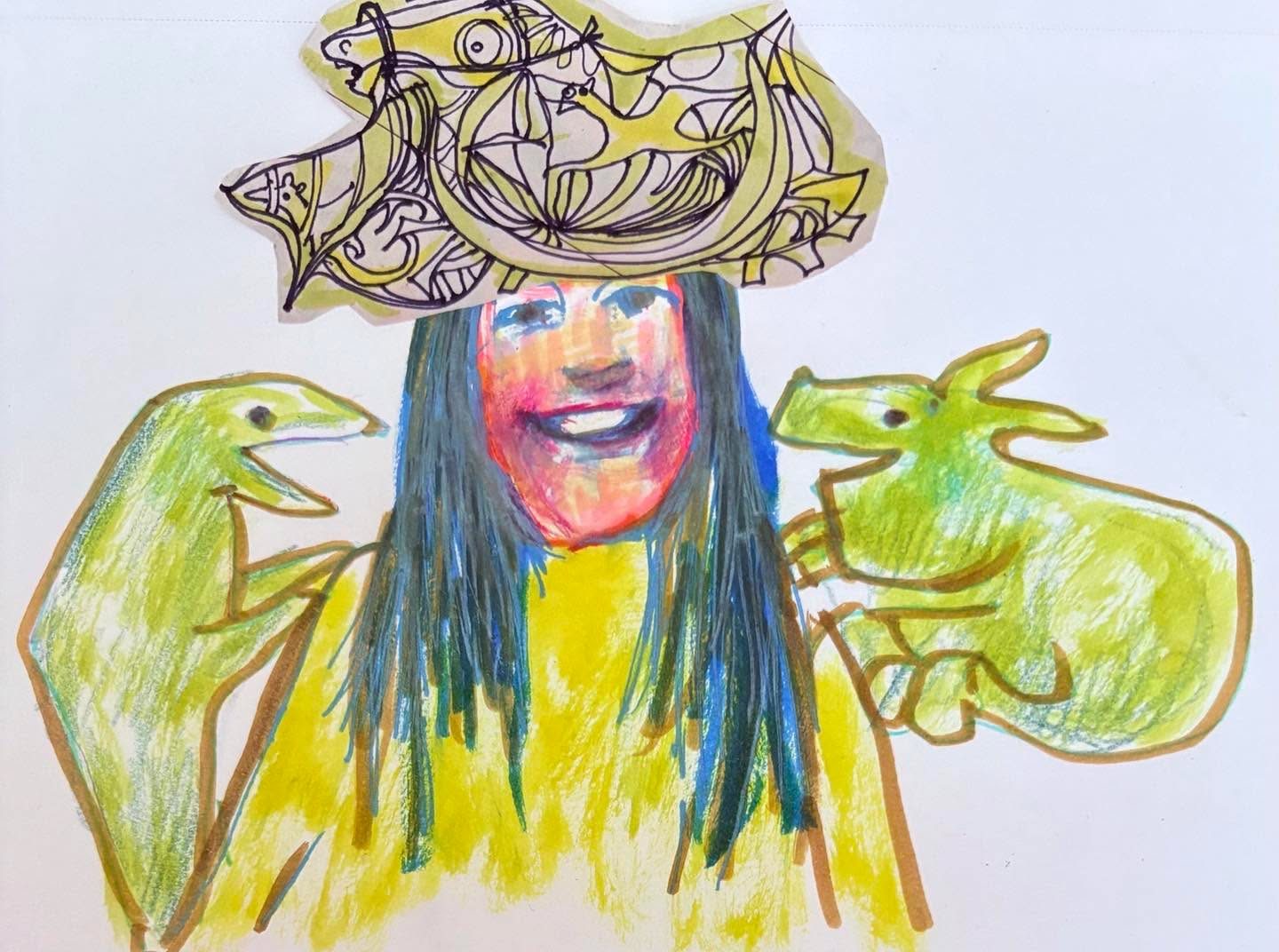 Drawing No. 2,701, 'Lucinda was 40 before she realized that she could communicate telepathically.', posted SEP 3, 2026