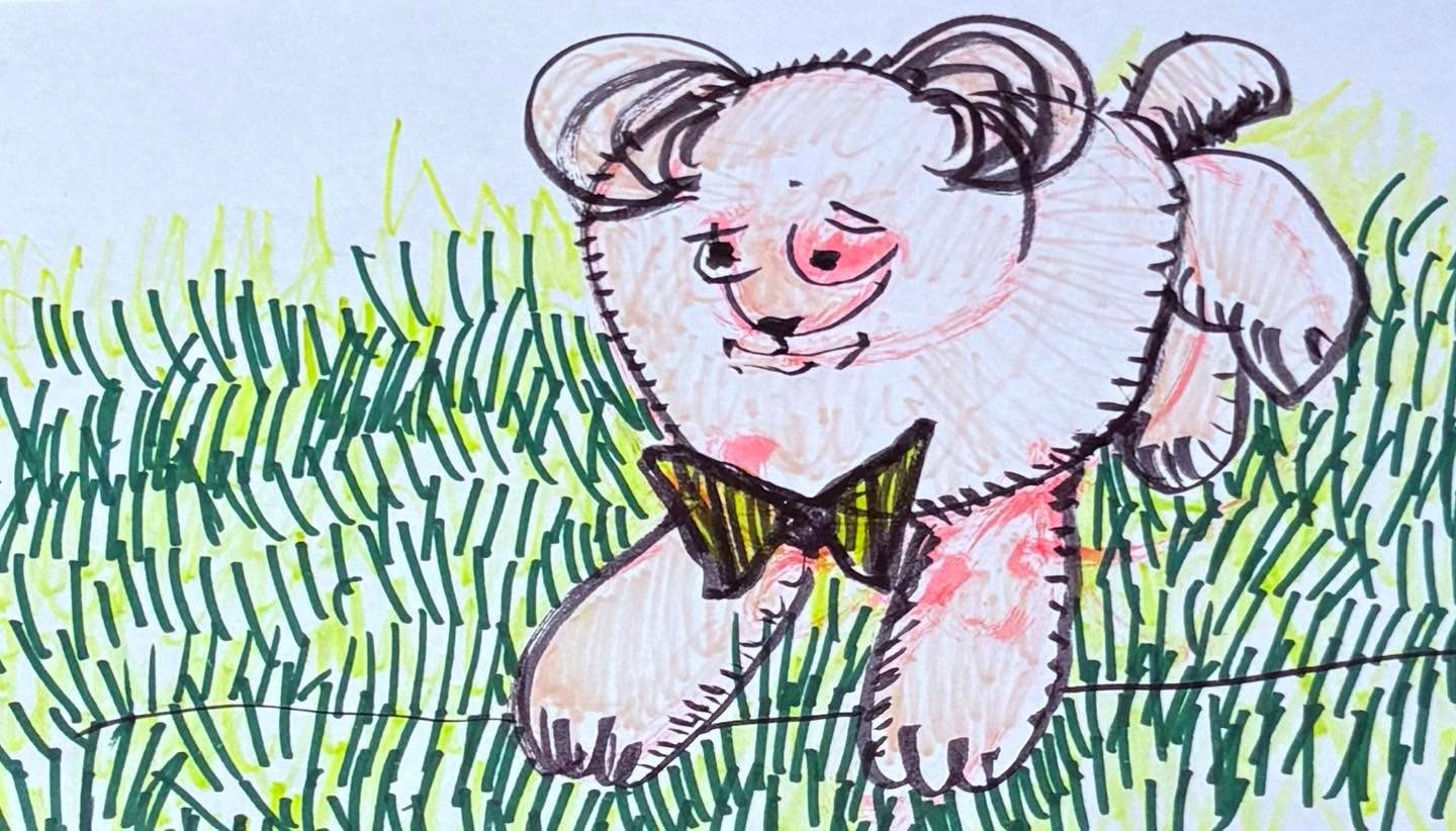 Drawing No. 2,514, 'When Geoff wanted to hide his identity, he wore his butterfly costume.', posted MAR 24, 2026