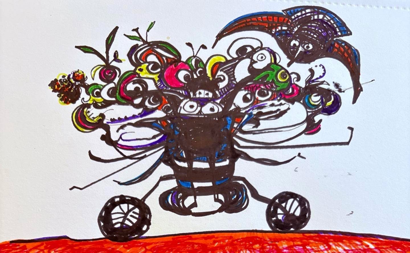 Drawing No. 2,574, 'Legendre's shopping cart was all hyper-allergenic.', posted MAY 14, 2026