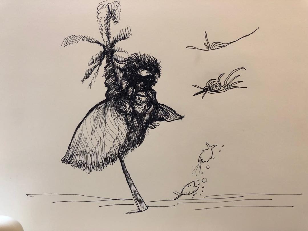Drawing No. 32, 'Untitled doodle', posted MAY 14, 2019