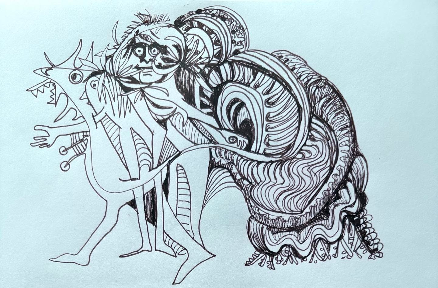 Drawing No. 2,344, 'Halcyon-Rudge carried a lot of personal baggage.', posted OCT 25, 2025