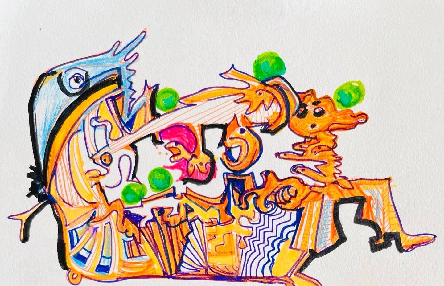 Drawing No. 1,074, 'Rolling Chase', posted JUL 6, 2022