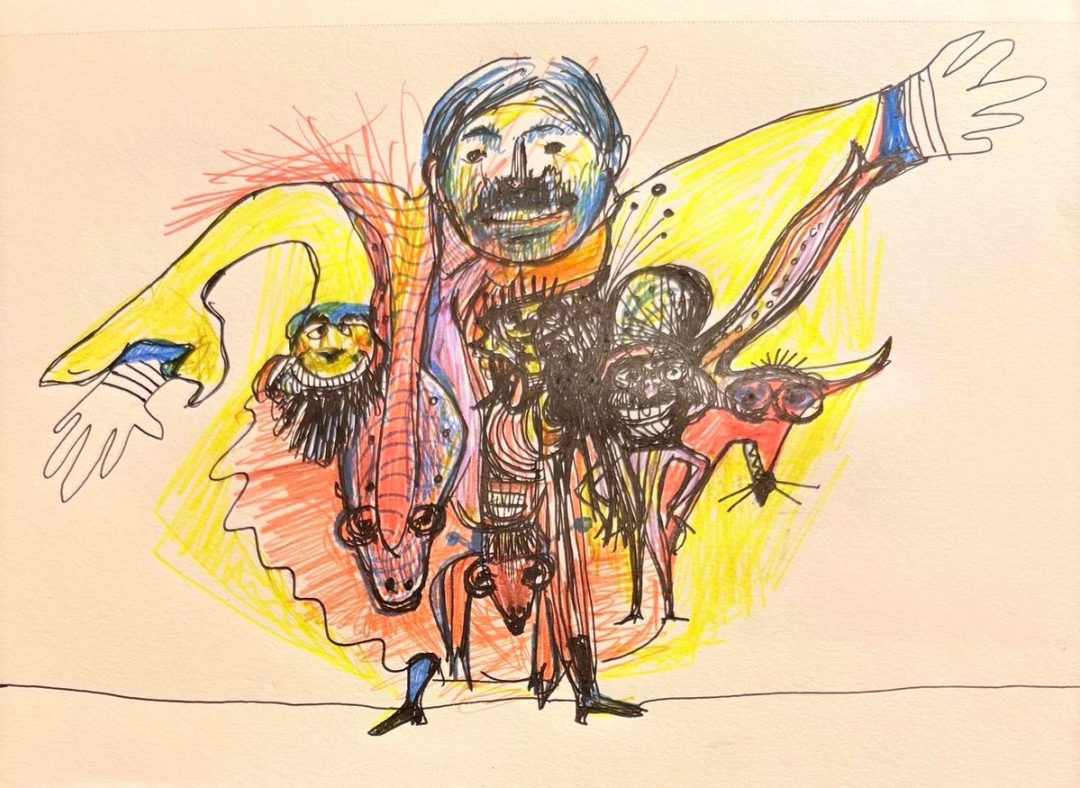 Drawing No. 2,723, 'Gareth and his office staff were totally in synch.', posted SEP 21, 2026