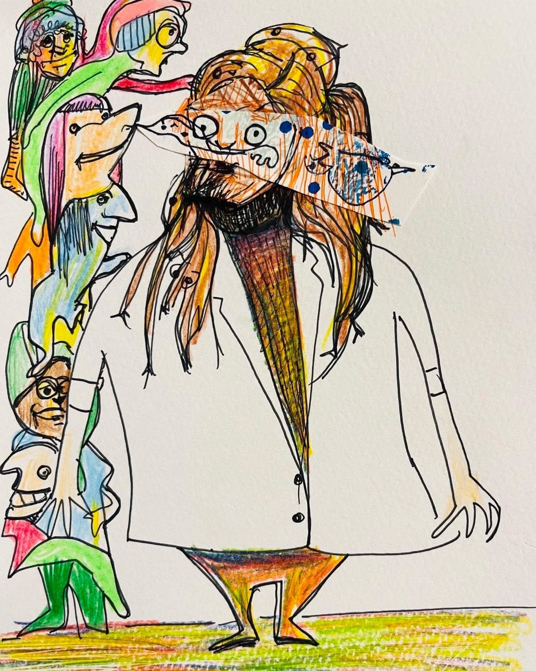 Drawing No. 1,452, 'MARJE was a fabulous medical provider.', posted JUL 9, 2023