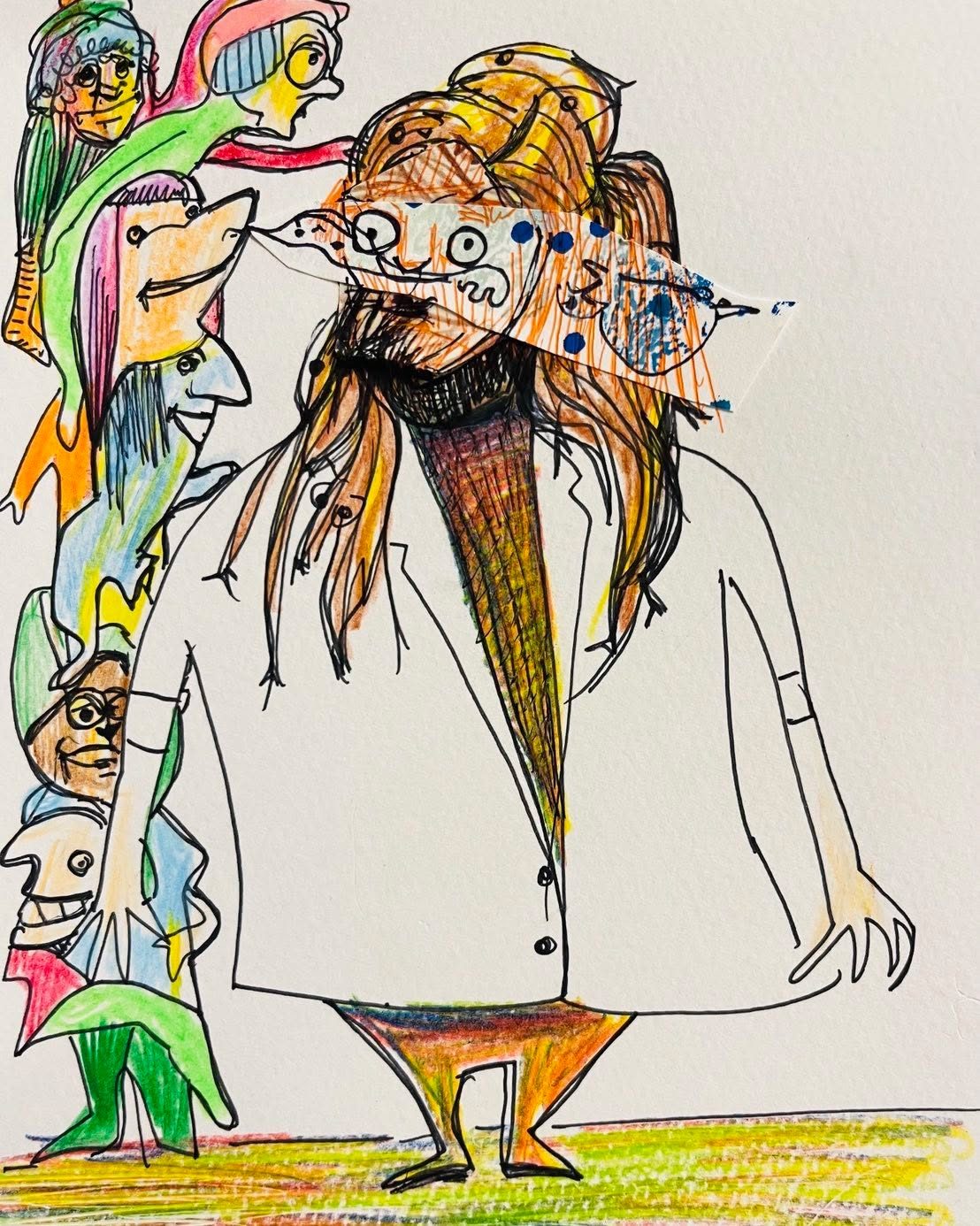 Drawing No. 1,452, 'MARJE was a fabulous medical provider.', posted JUL 9, 2023