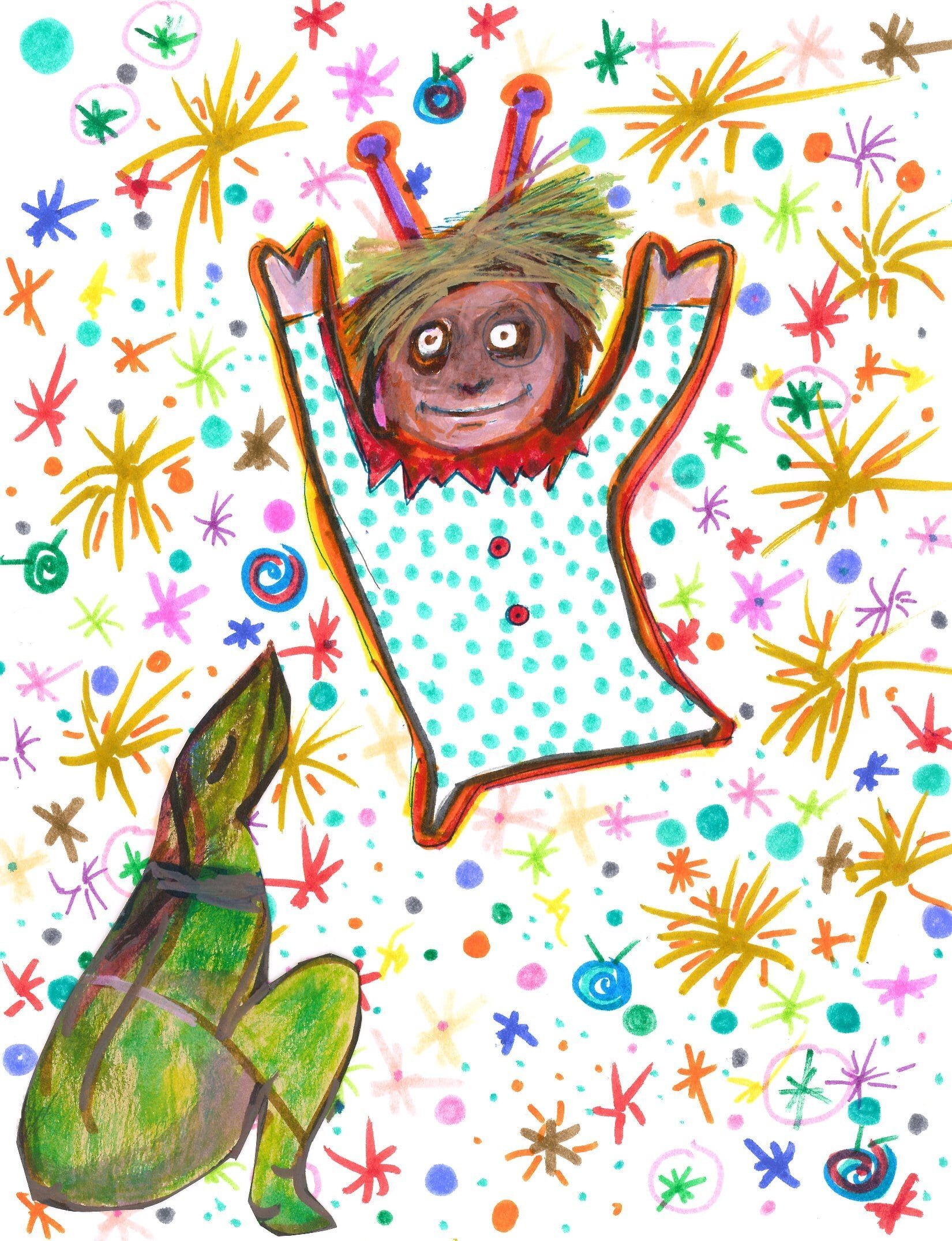 Drawing No. 1,529, 'New Years Eve', posted SEP 20, 2023