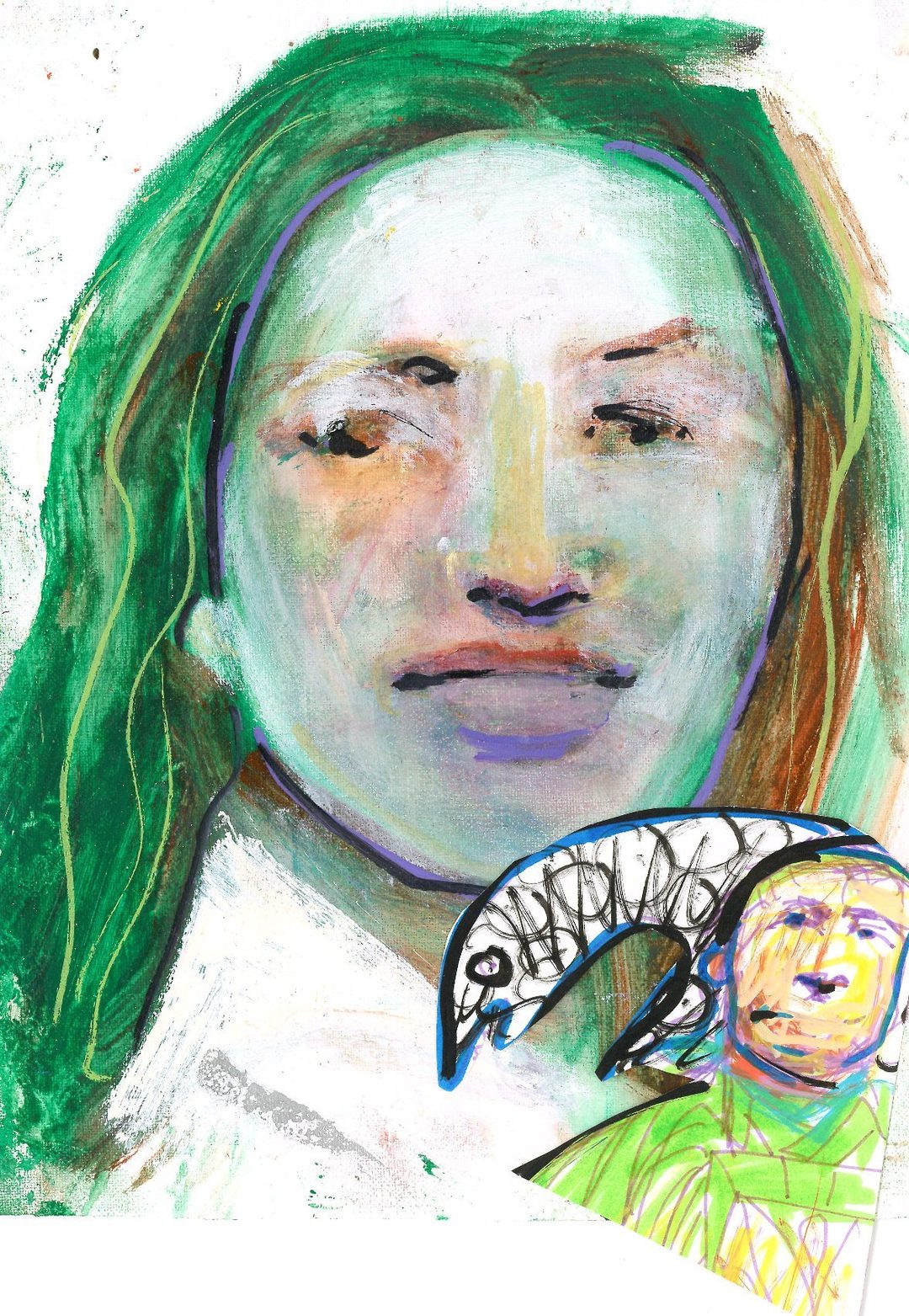 Drawing No. 1,066, 'Green Girl Etc', posted JUN 28, 2022