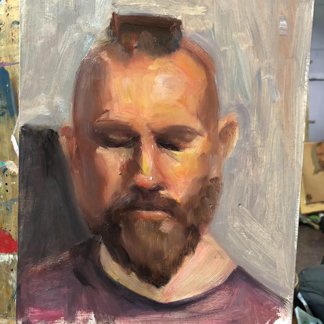 Drawing No. 1, 'Today’s study in Ricky Mujica’s Sunday morning class at ASL', posted SEP 17, 2018
