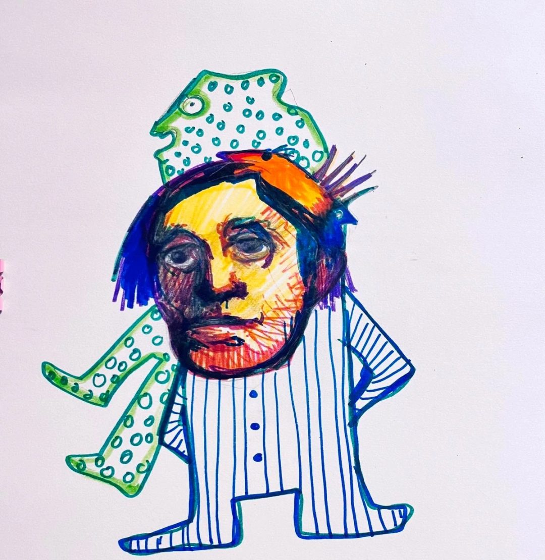 Drawing No. 1,724, 'Froggy's roommates couldn't take the snoring.', posted MAR 24, 2024