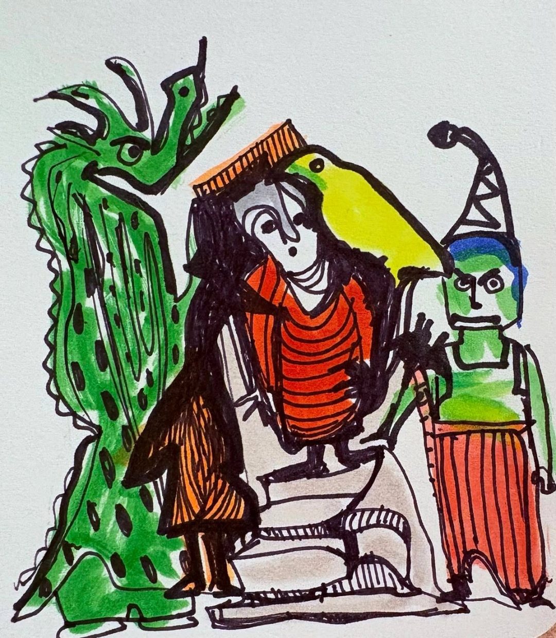 Drawing No. 2,580, 'Ms. Minch was finding harder and harder to see her doctor.', posted MAY 18, 2026