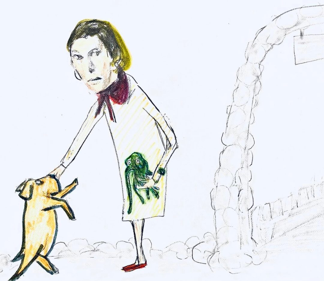 Drawing No. 1,568, 'Cora was usually critical of Alexander's friends.', posted OCT 28, 2023