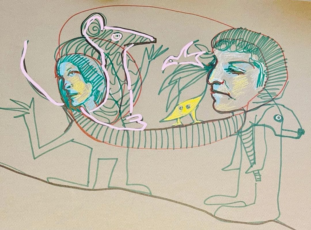 Drawing No. 1,381, 'There were certain things the Russells never talked about.', posted MAY 1, 2023