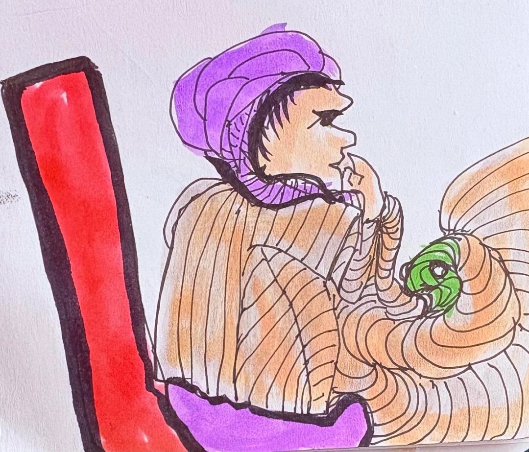 Drawing No. 2,549, 'Mavis hoped she'd gotten Tootsie to the vet in time.', posted APR 22, 2026