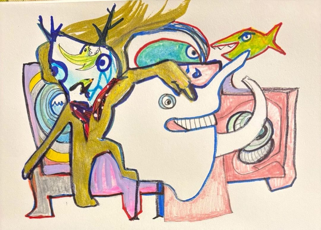 Drawing No. 2,316, 'The Met's Soap Opera Series broadcast directly to Lena's Laundromat.', posted SEP 27, 2025