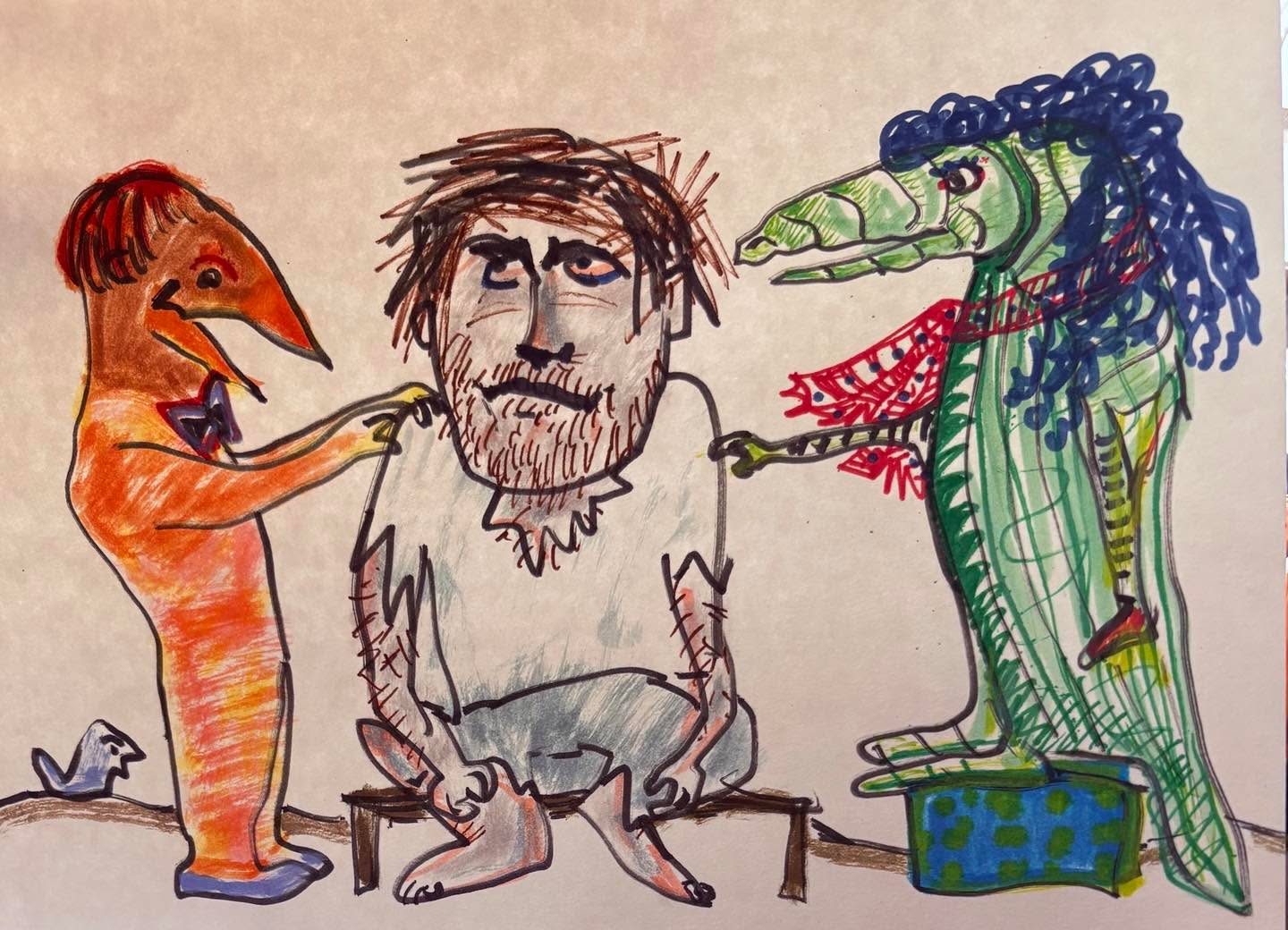 Drawing No. 2,665, 'The fashionistas considered Luke's outdoorsy look pure genius.', posted AUG 1, 2026