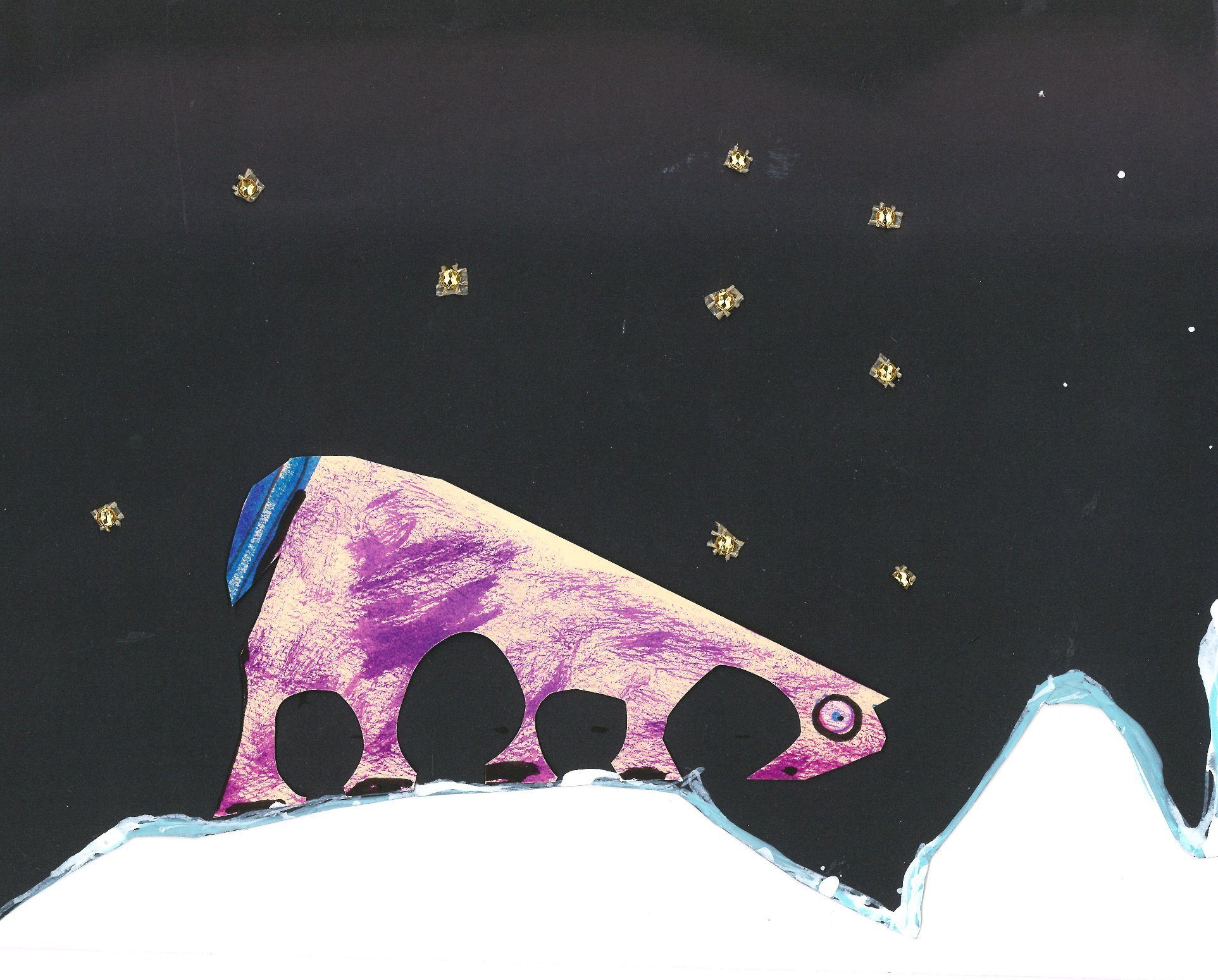 Drawing No. 1,583, 'Late Night Mooing', posted NOV 9, 2023