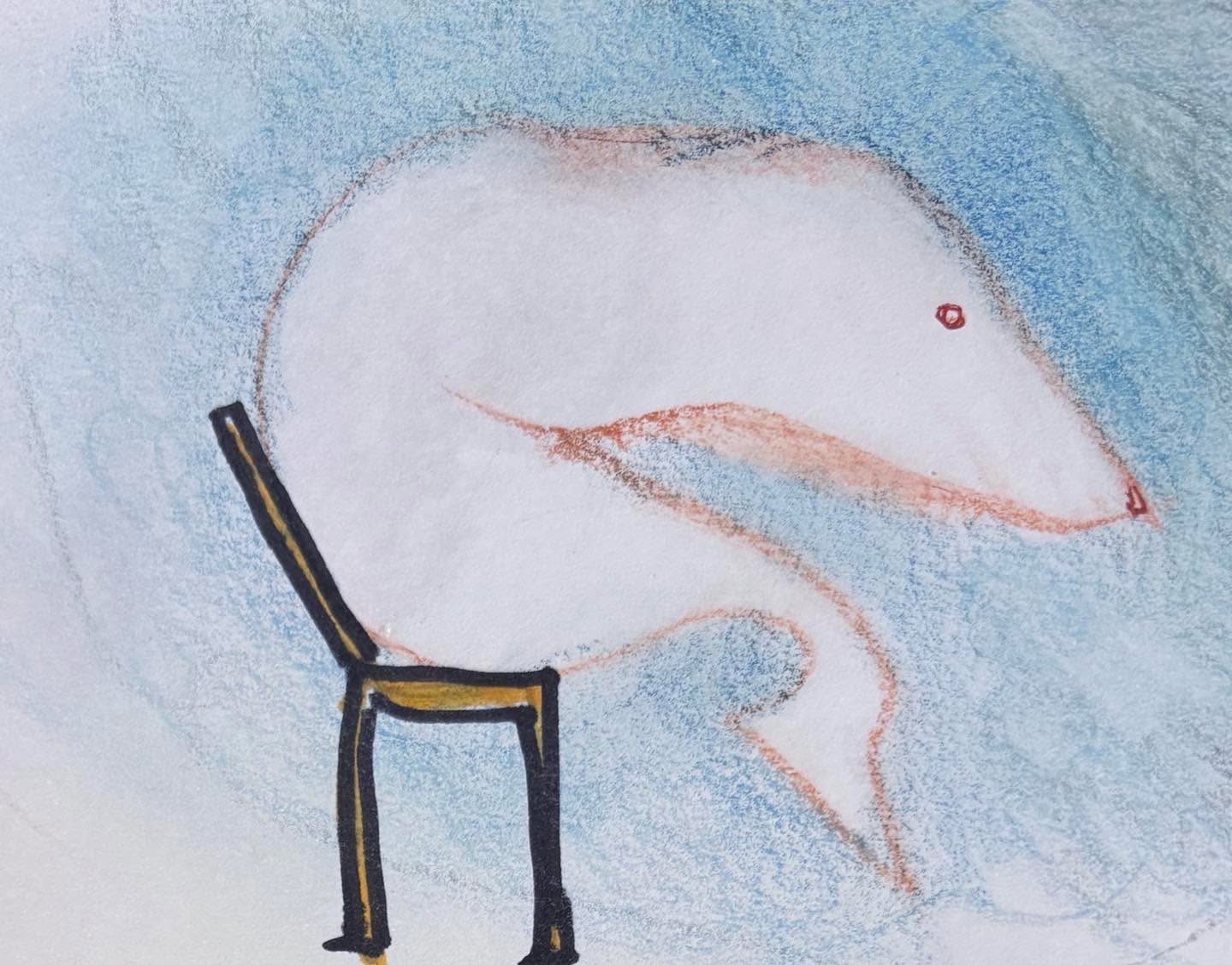 Drawing No. 2,175, 'Preston worried incessantly about his posture.', posted MAY 21, 2025