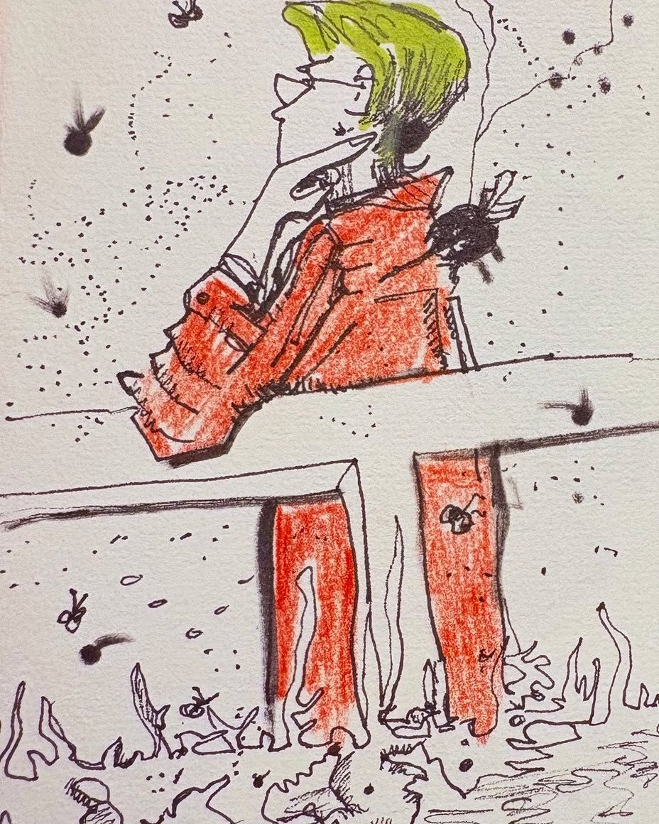 Drawing No. 2,658, 'Mary Lou's mysterious itch was driving her crazy.', posted JUL 26, 2026