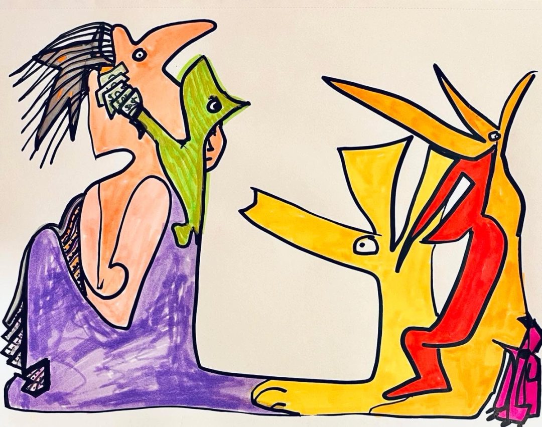 Drawing No. 1,135, 'Ridley took an advance on his allowance, so he could buy the shelter pets a treat.', posted SEP 3, 2022