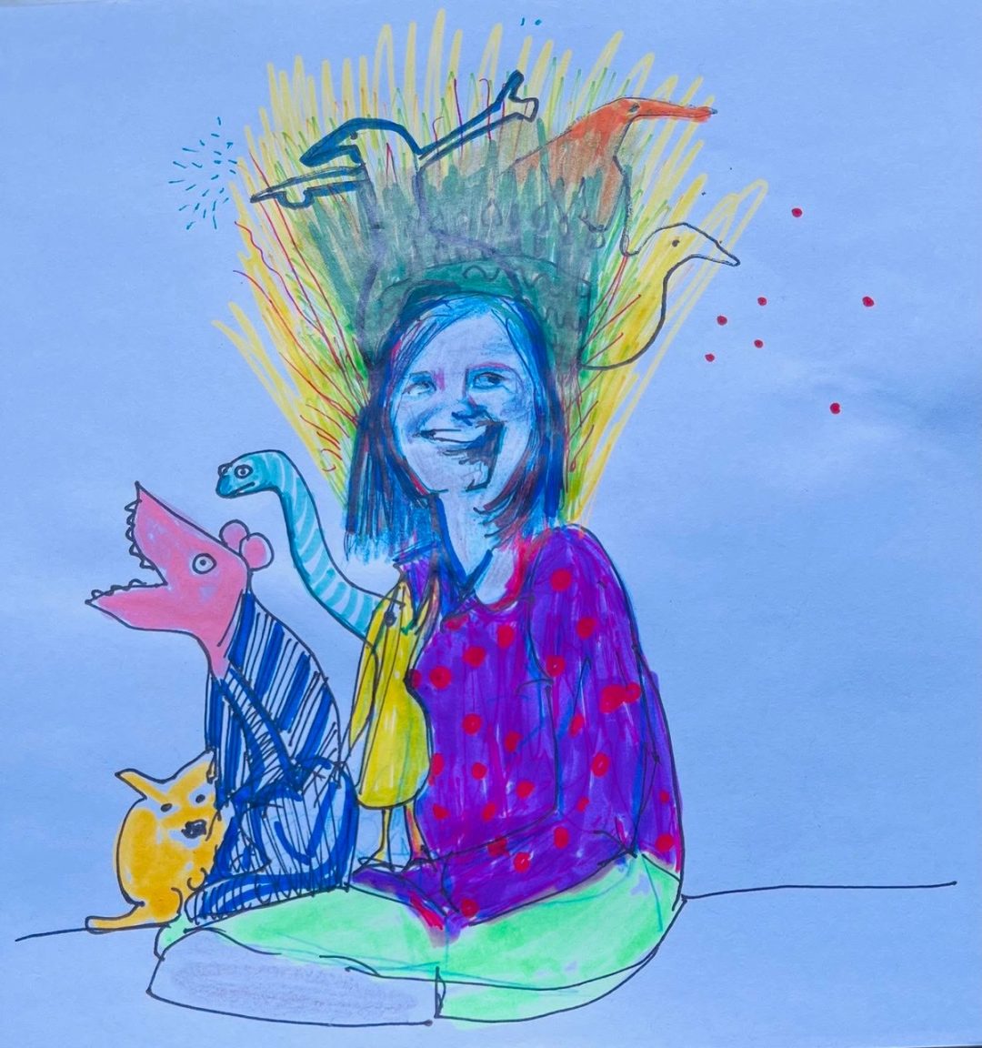 Drawing No. 1,472, 'The outdoor evening concert had something for everyone.', posted JUL 28, 2023