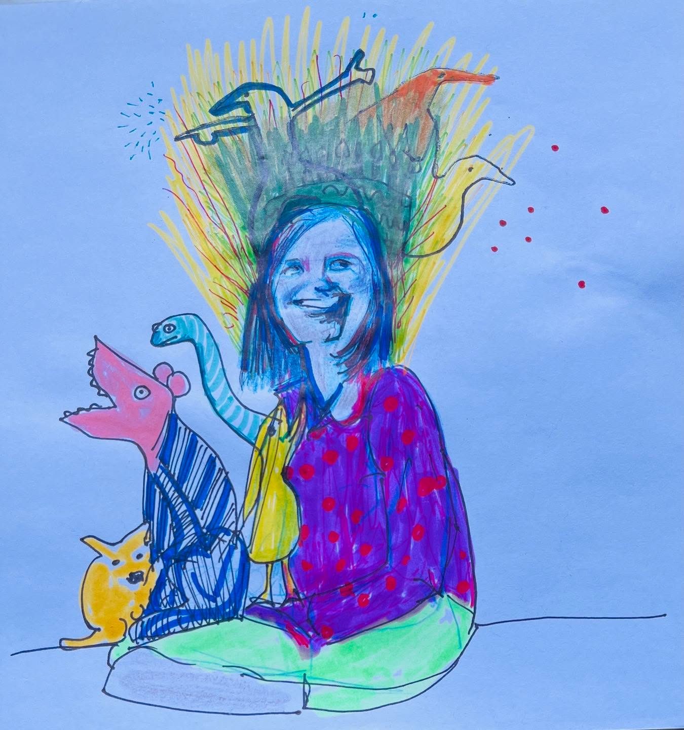 Drawing No. 1,472, 'The outdoor evening concert had something for everyone.', posted JUL 28, 2023