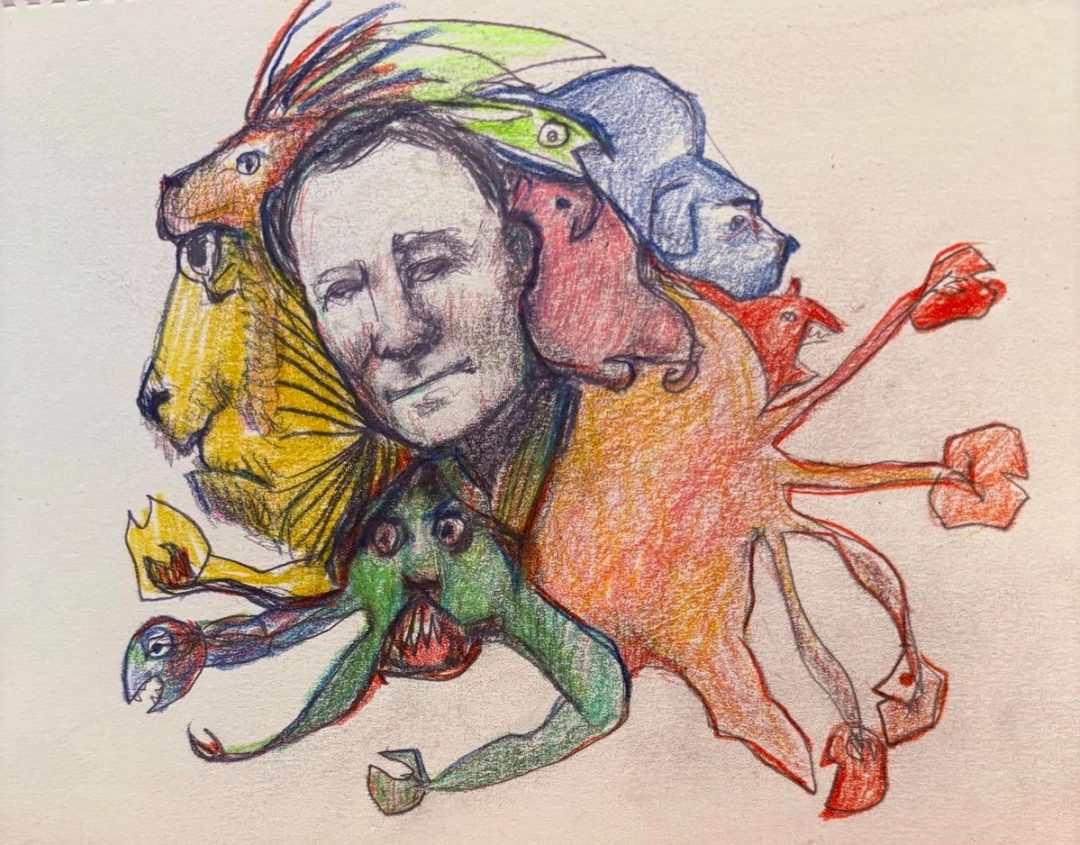 Drawing No. 2,260, 'Gribble had finally had his fill of weekend guests.', posted AUG 5, 2025
