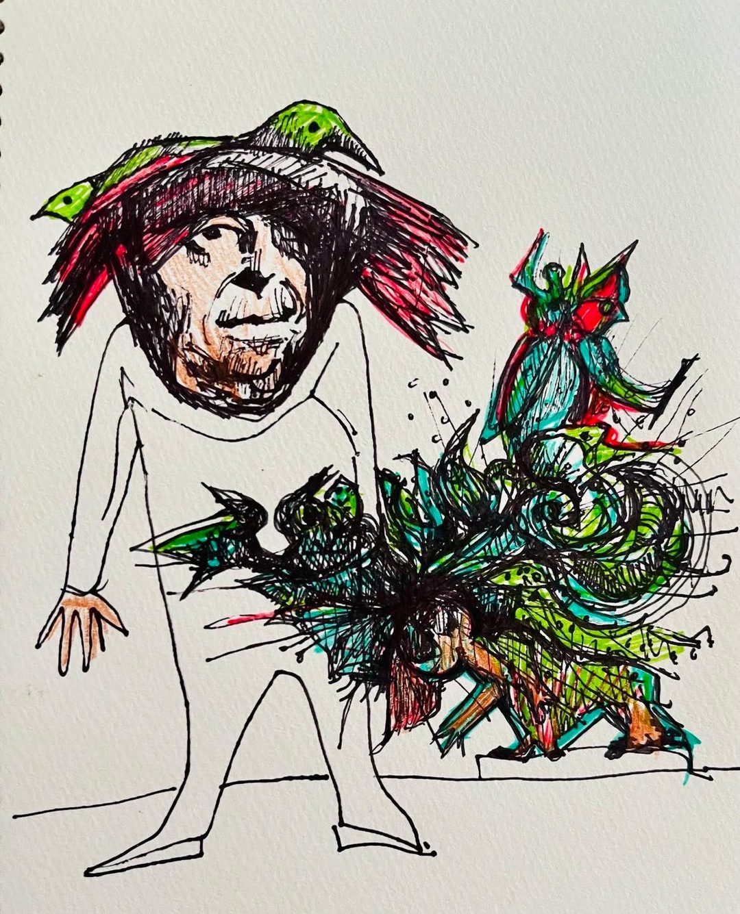 Drawing No. 1,440, 'Sure, Moskin told his daughter; he'd be delighted to watch the kids for two weeks.', posted JUN 27, 2023