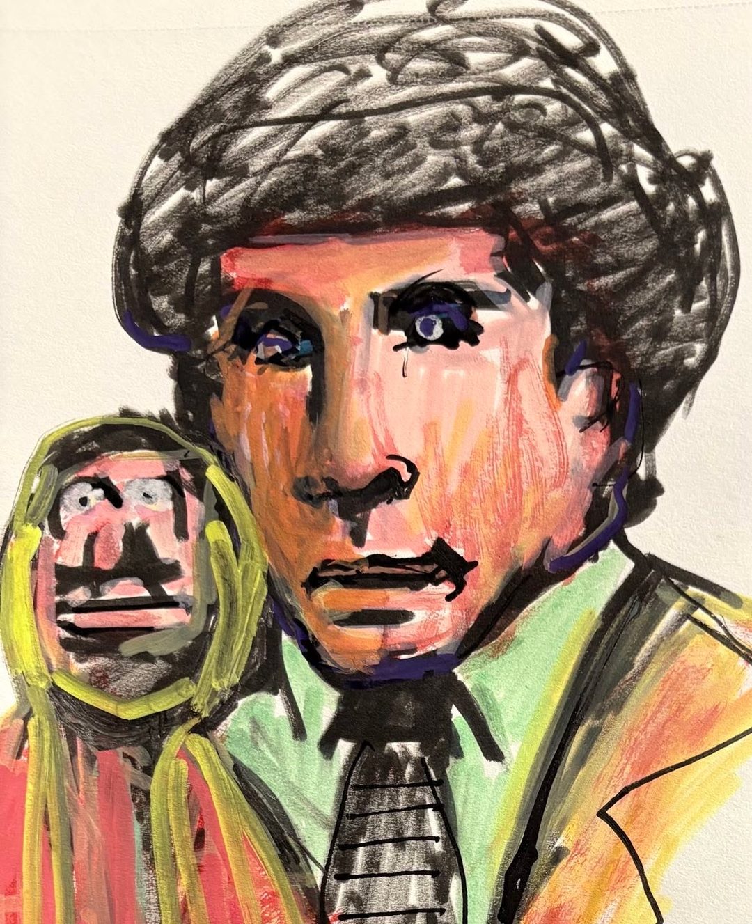 Drawing No. 2,428, 'It drove Grubbs, a ventriloquist, crazy when his dummies gave him the silent treatment.', posted JAN 11, 2026