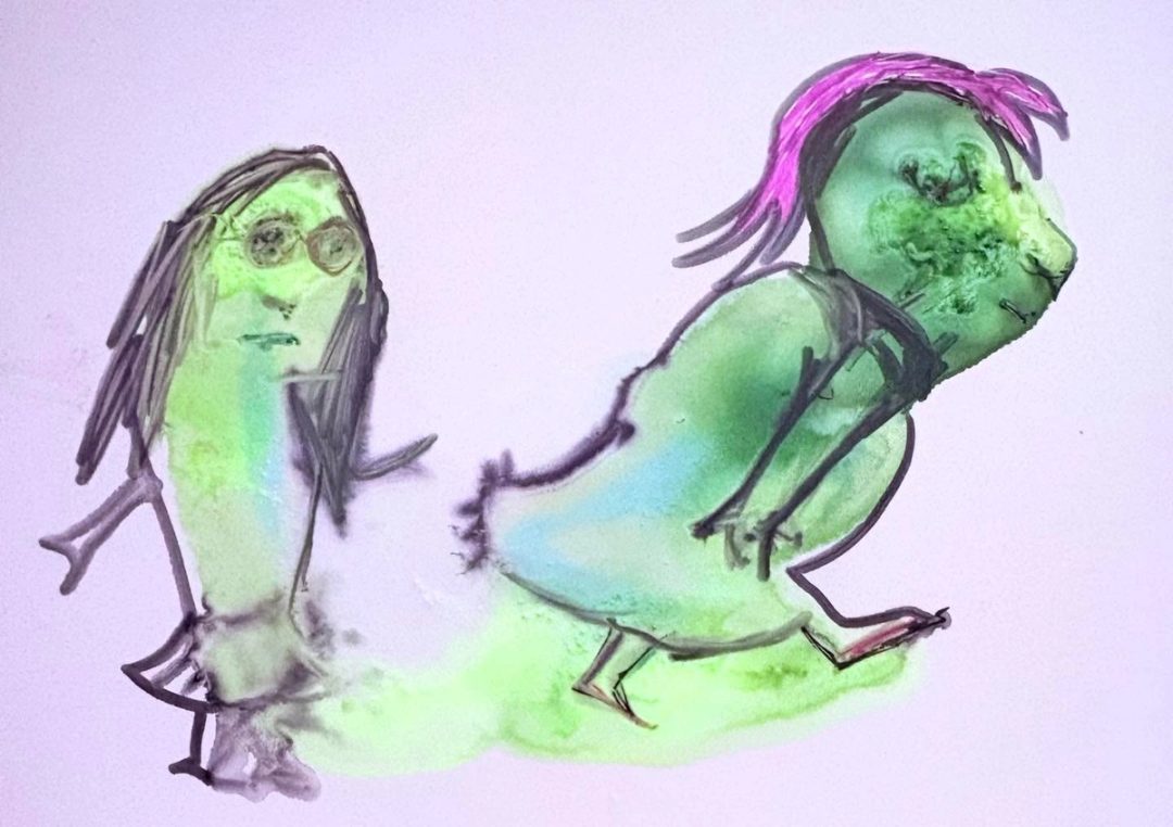 Drawing No. 2,521, 'Minnie didn't understand her granny's new do.', posted MAR 30, 2026