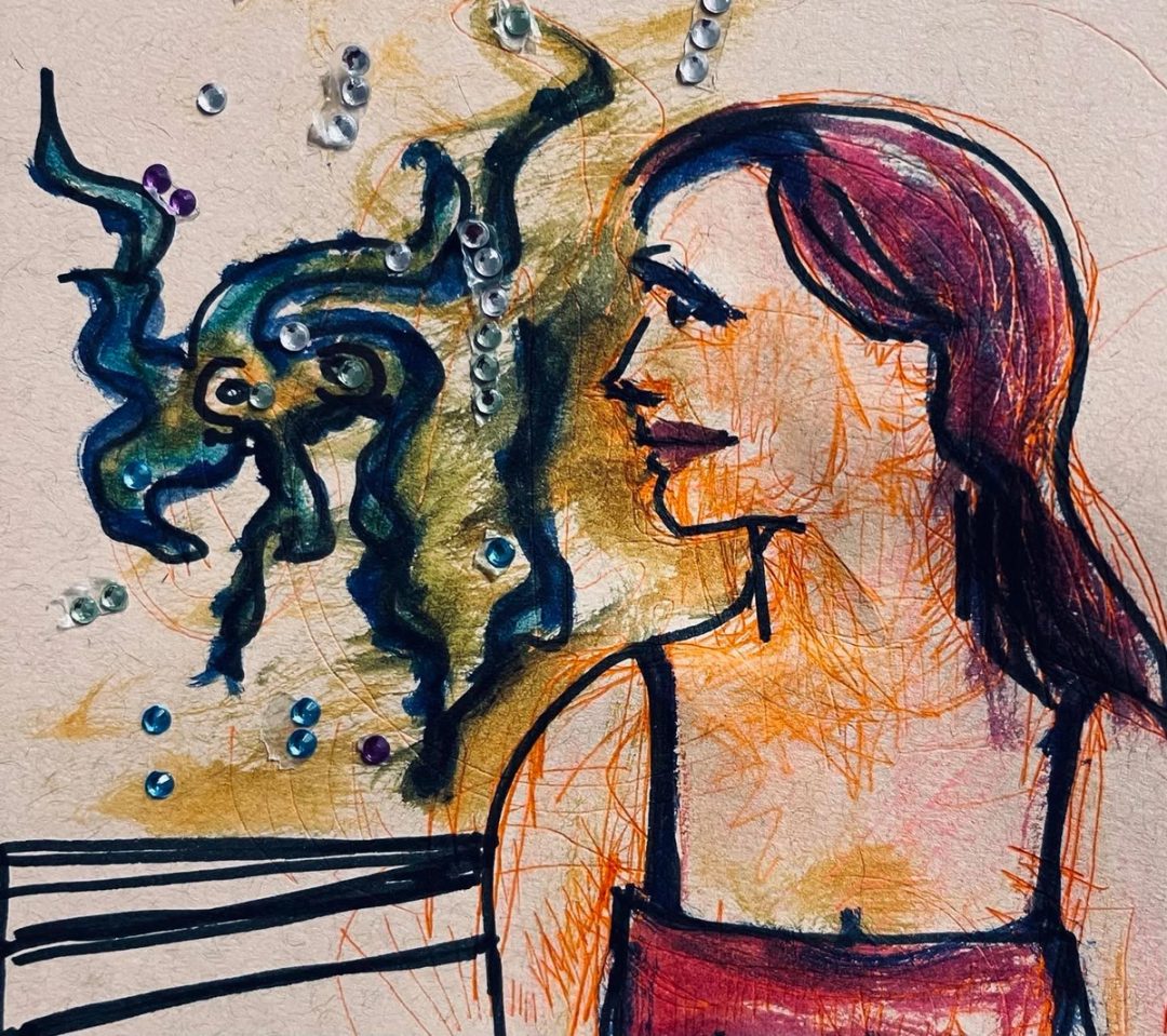 Drawing No. 1,711, 'For the Octopus movie sequel, "O" was allowed to chose his own romantic co-star.', posted MAR 12, 2024