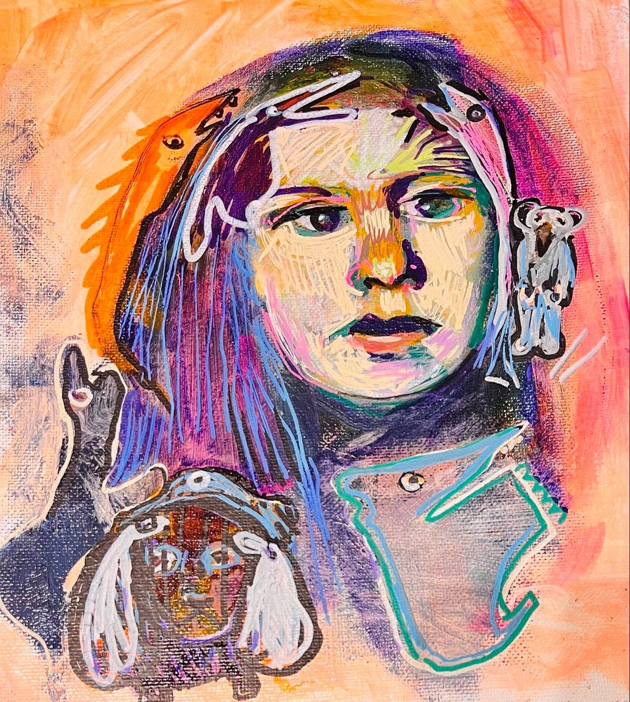Drawing No. 996, 'Diana loved hair ornaments, especially live ones.', posted APR 20, 2022