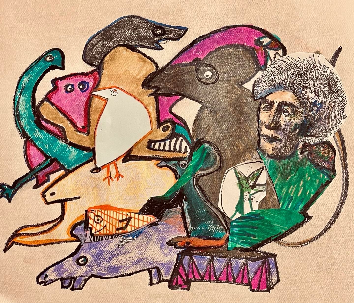 Drawing No. 1,874, 'Dr. Dromedary-Knox's advanced classes were extremely popular.', posted AUG 11, 2024