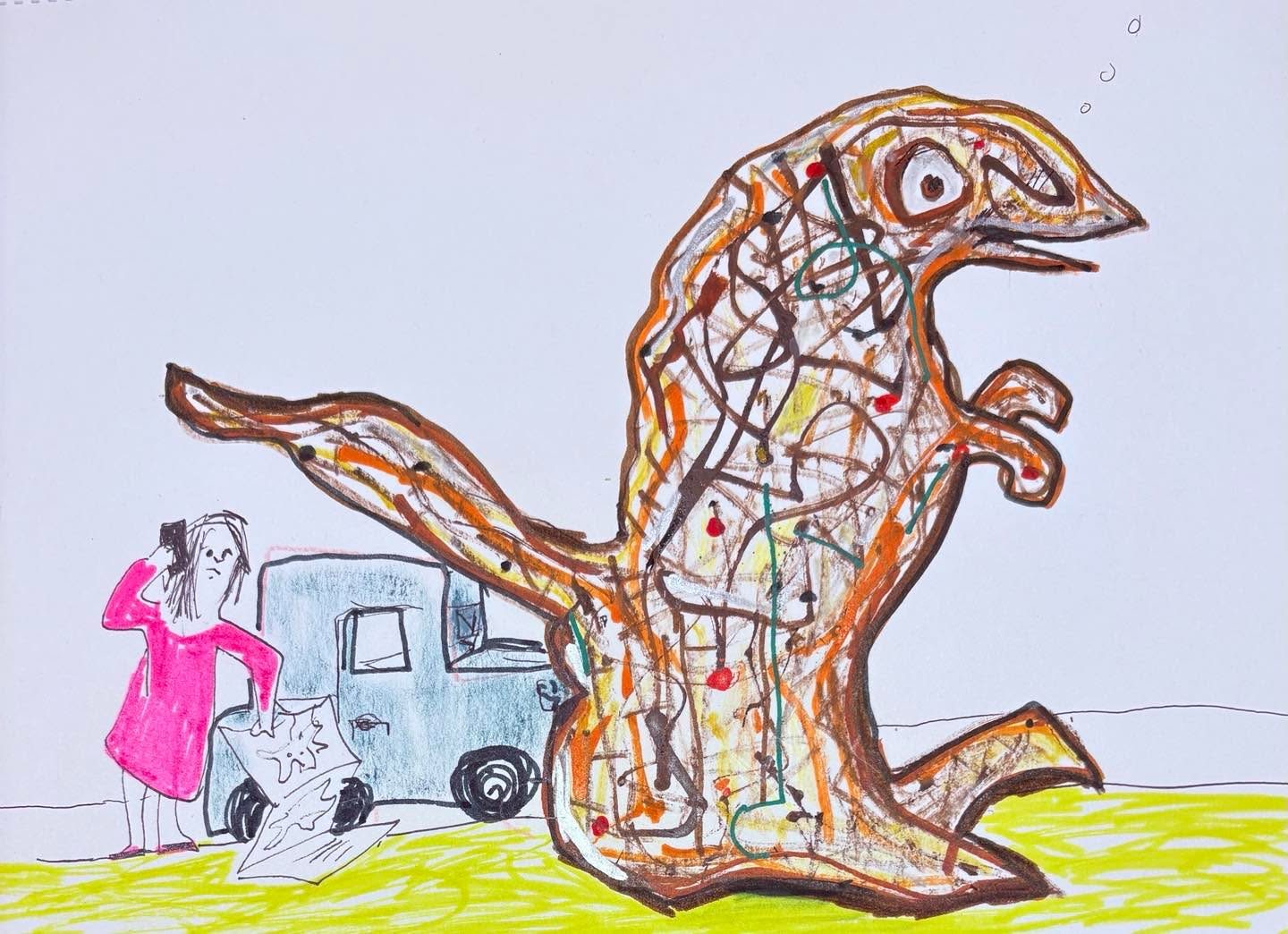 Drawing No. 2,395, 'Cornelia vowed once again to replace her ancient GPS.', posted DEC 12, 2025