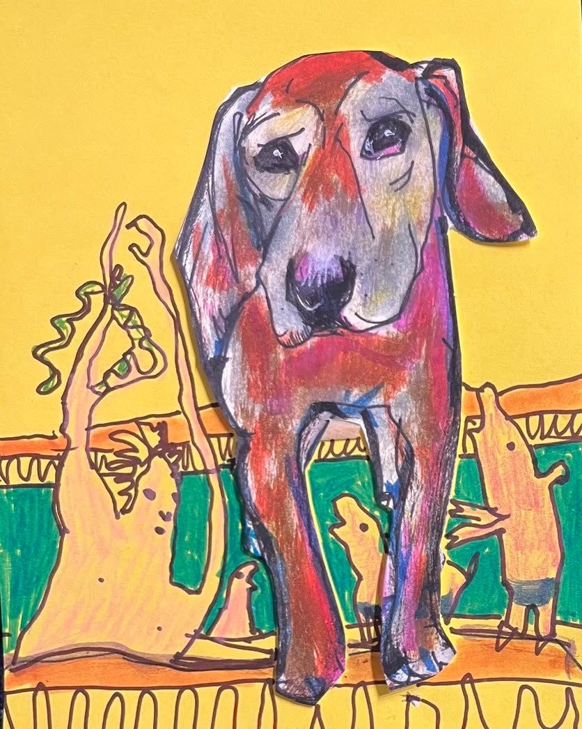 Drawing No. 2,062, 'Sadly Barker's dog paddle failed to qualify him for the junior swim team.', posted FEB 7, 2025