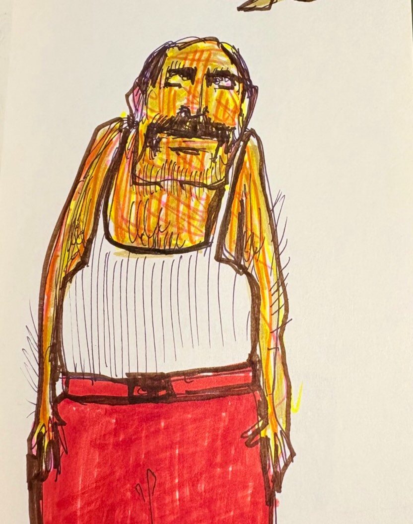 Drawing No. 2,749, 'For Saul and Cleo, it was goodbye until next April.', posted OCT 27, 2026
