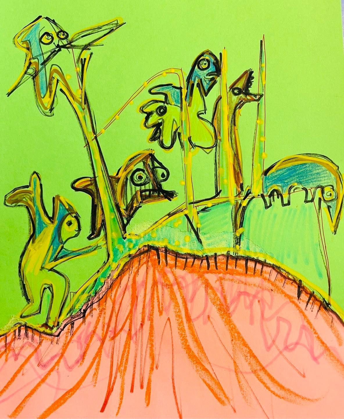Drawing No. 1,634, 'Surgery was the way they finally got rid of Kiki's persistent stomach bugs.', posted DEC 29, 2023