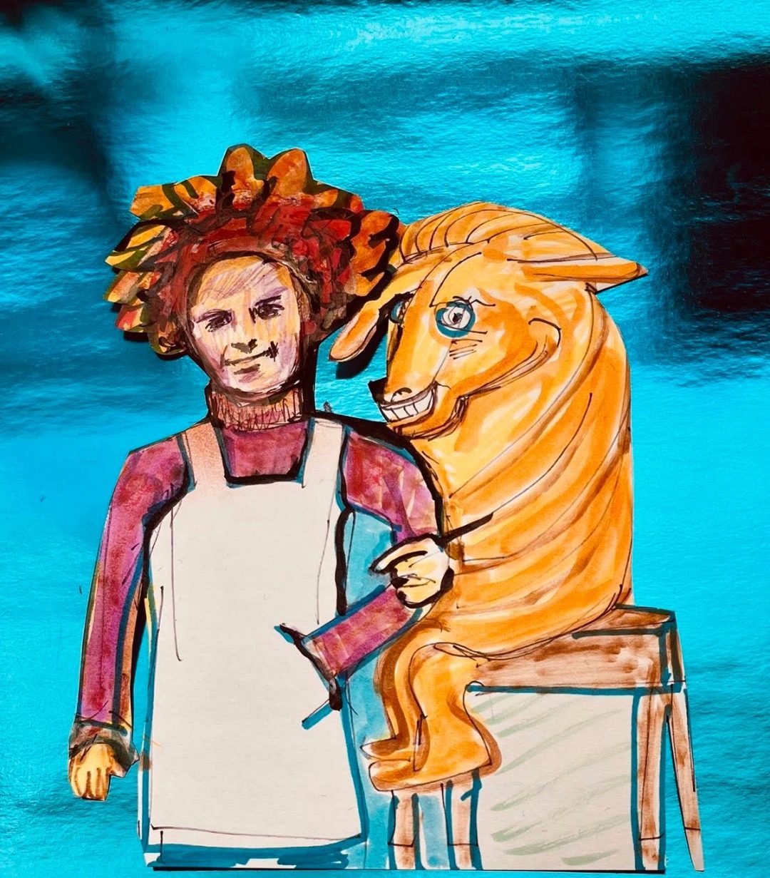 Drawing No. 1,275, 'Elmer tried to convince the chef that veggie-burgers are the new filet mignon.', posted JAN 17, 2023