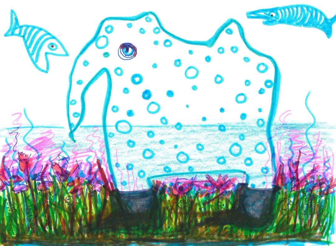 Drawing No. 1,554, 'Elephant in Boots', posted OCT 19, 2023