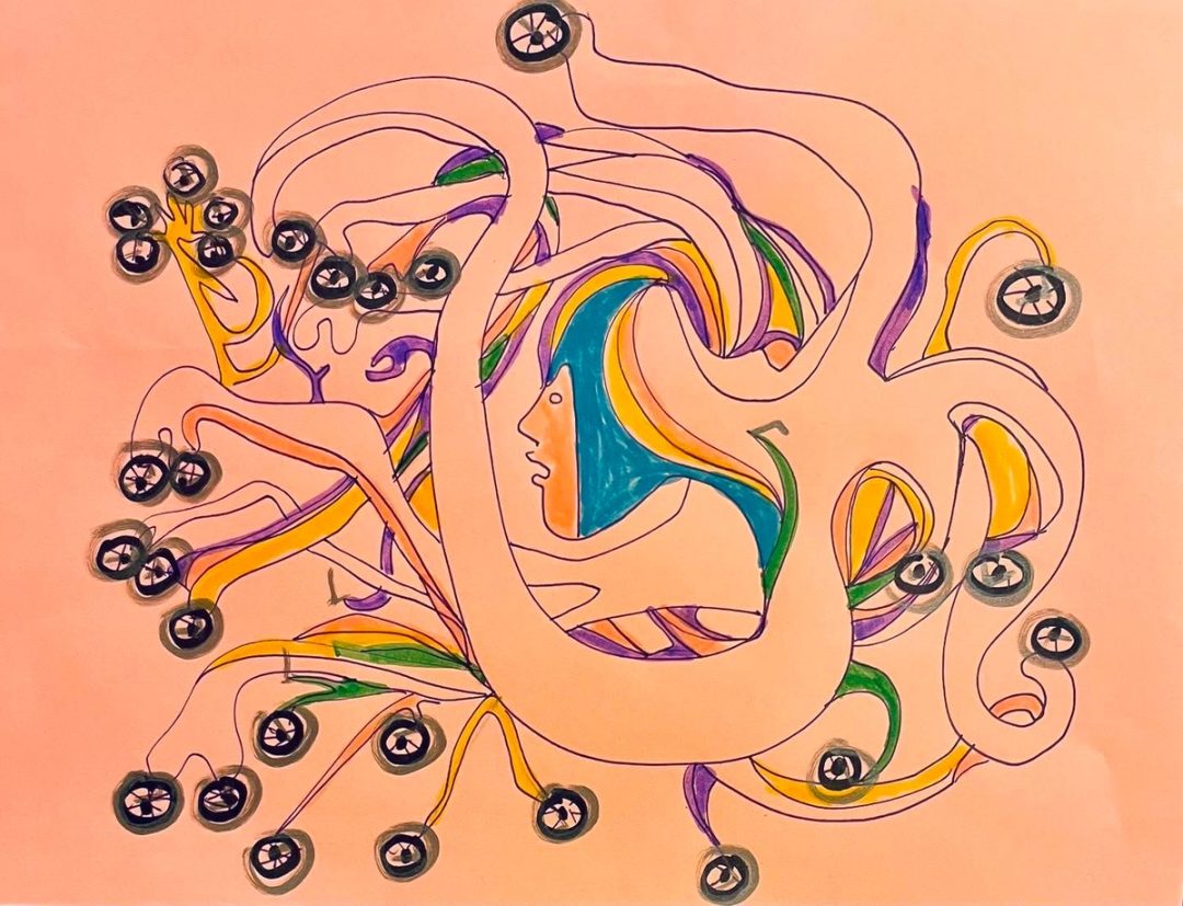 Drawing No. 1,653, 'Austin's new skateboard design was a wow.', posted JAN 16, 2024