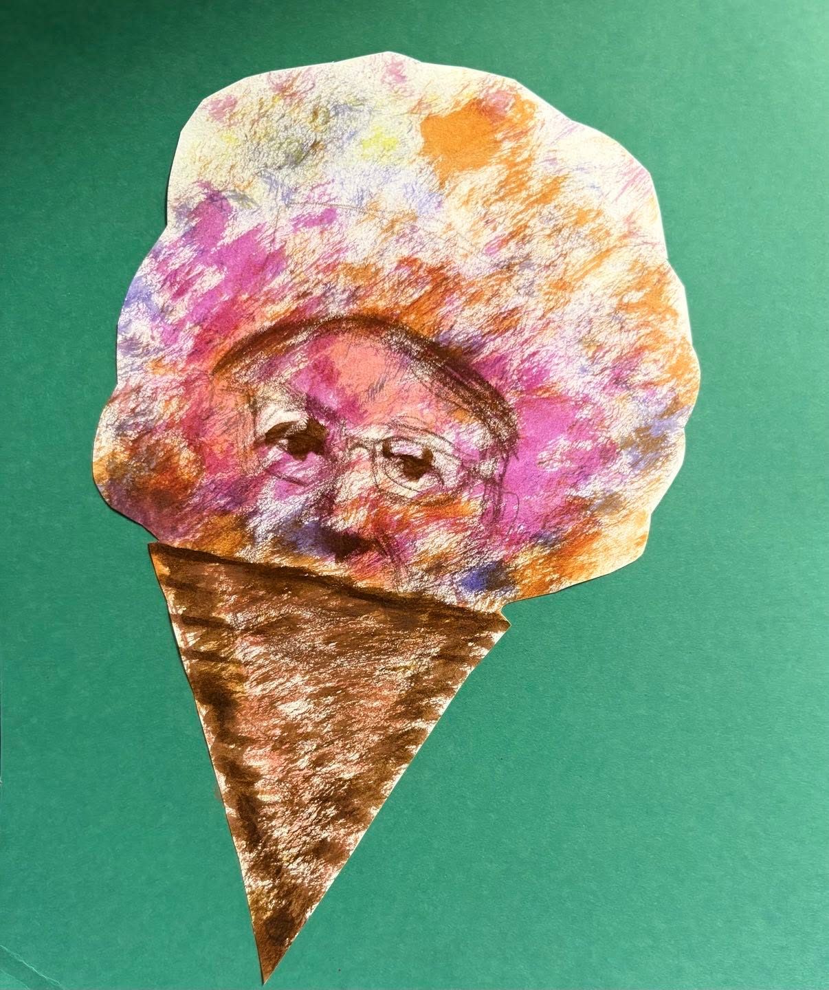 Drawing No. 2,151, 'Just as Granny Finch-Baum warned, Denise turned into an ice cream cone.', posted MAY 3, 2025