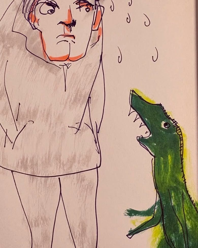 Drawing No. 2,652, 'It wasn't the first ti@e Ken had lost his father's house keys in a rainstorm.', posted JUL 21, 2026