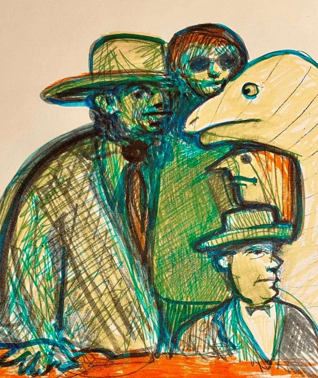 Drawing No. 1,651, 'Uhoh: they got your SSN, your passwords and all your secrets.', posted JAN 14, 2024