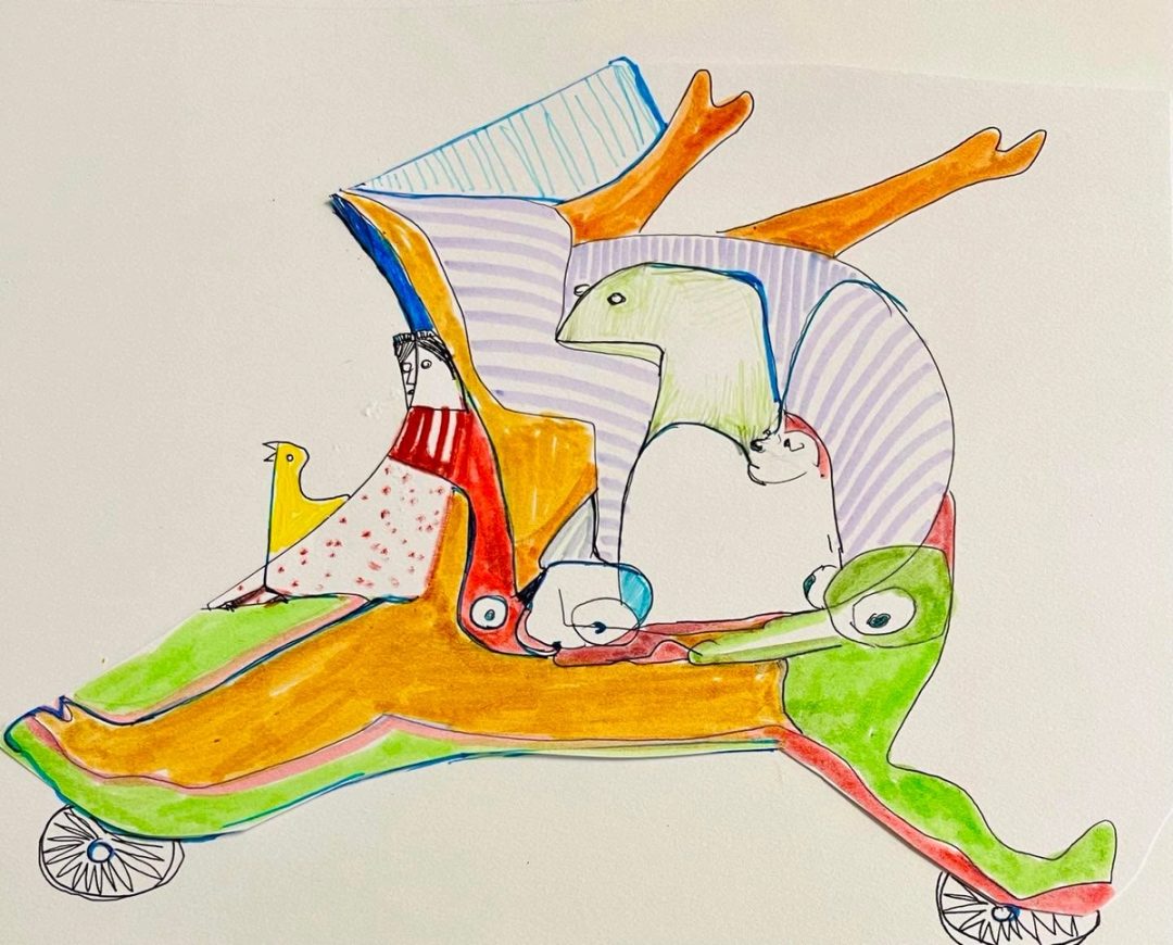 Drawing No. 1,842, 'The Tour de France officials had to say no.', posted JUL 12, 2024