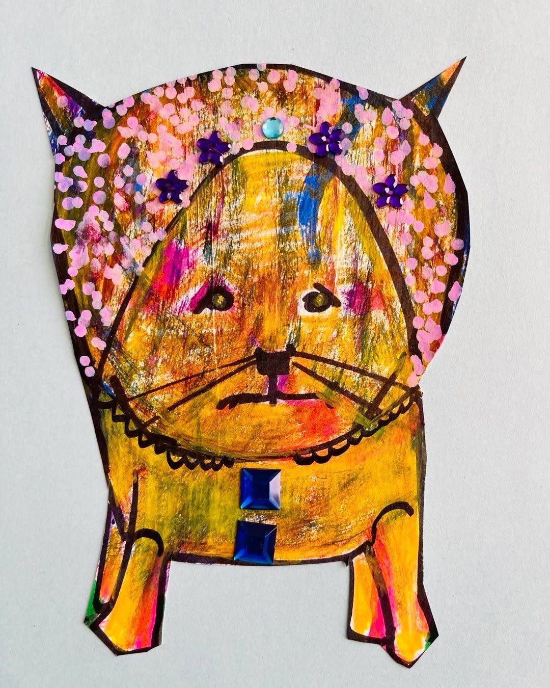 Drawing No. 1,615, 'Missy wished her human caregiver would stop buying Chic and Trendy kitty attire.', posted DEC 9, 2023
