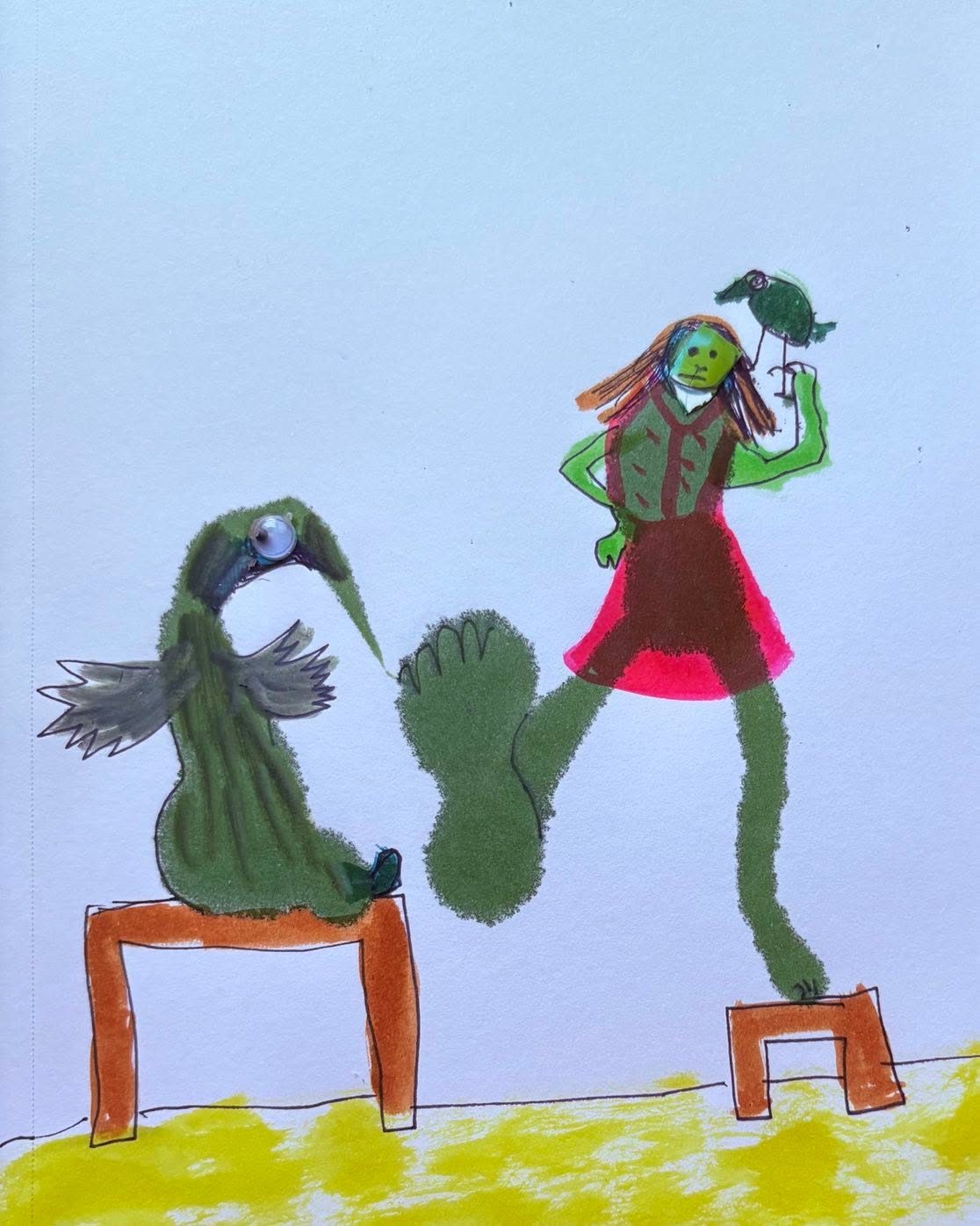 Drawing No. 2,668, 'Roswell's first day as a podiatrist was nervewracking.', posted AUG 4, 2026