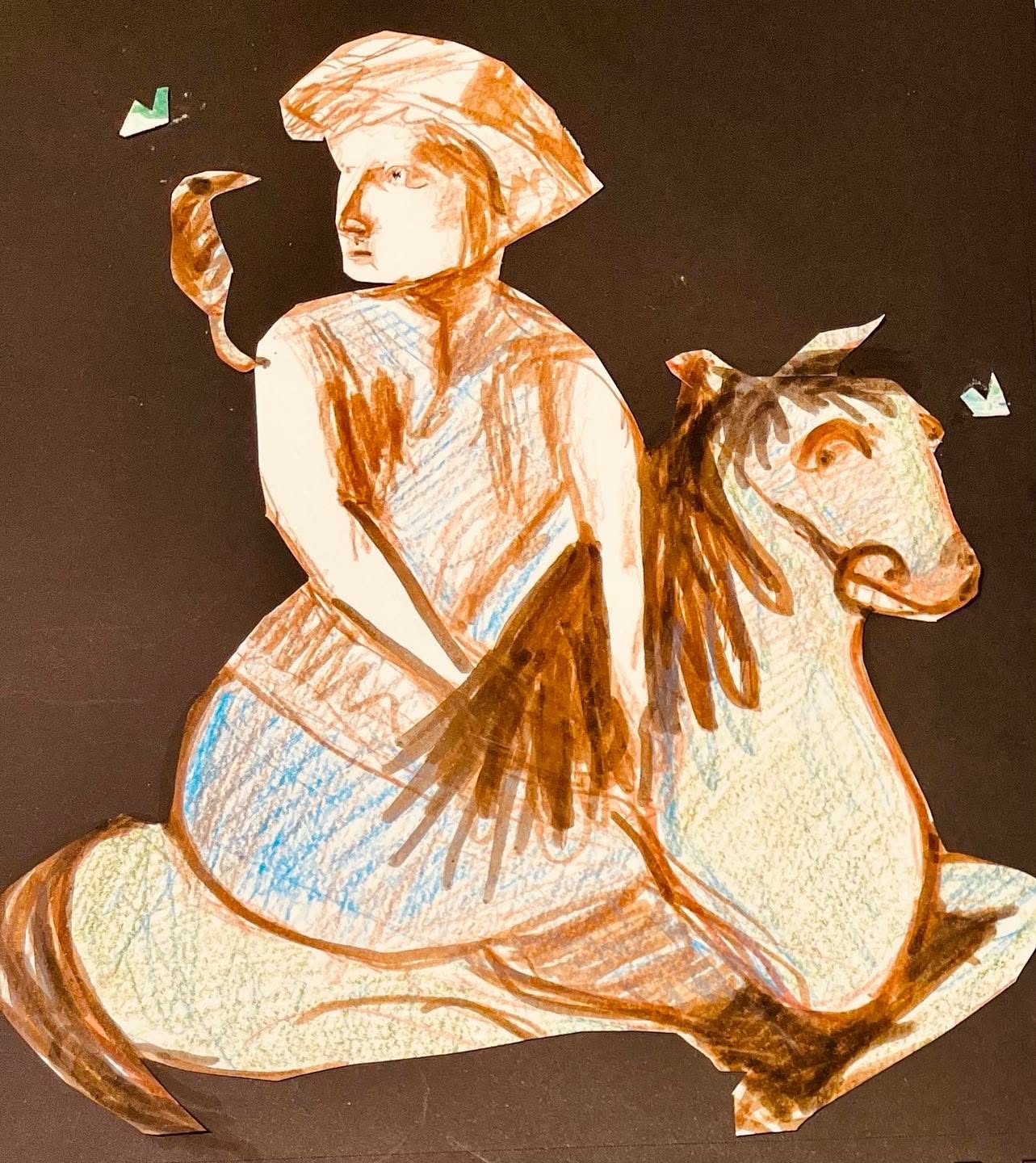 Drawing No. 1,626, 'National Velvet in 55 BC', posted DEC 20, 2023