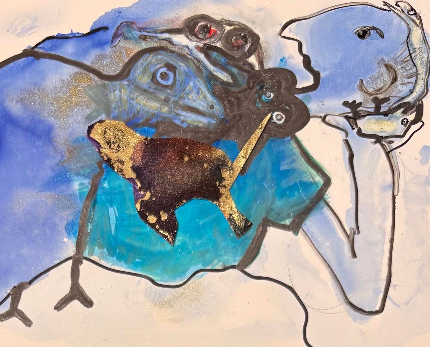 Drawing No. 2,482, 'Corwin did his best thinking underwater.', posted MAR 1, 2026